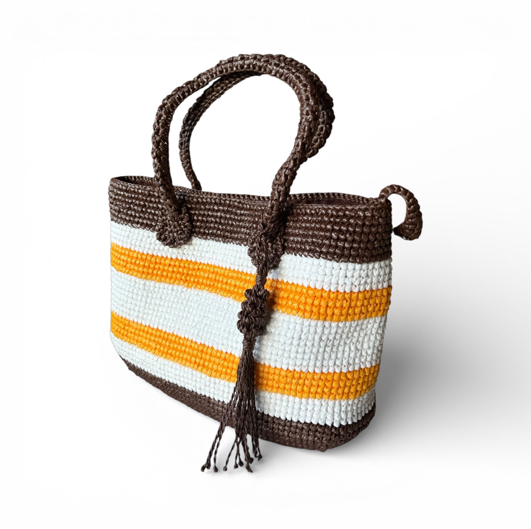 IVANNA Midi Tote | Premium Straw Bag
