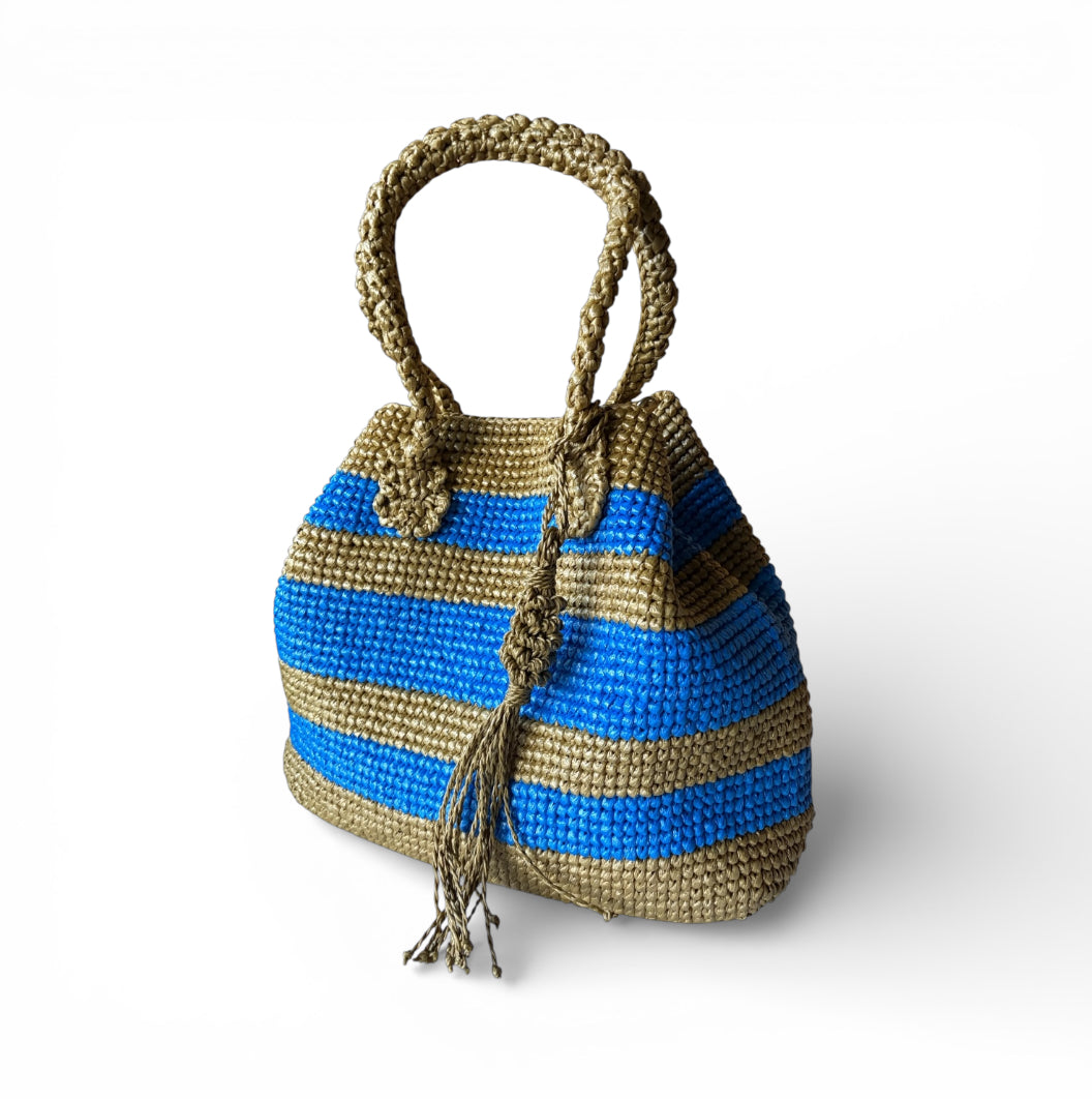 IVANNA Midi Tote | Premium Straw Bag