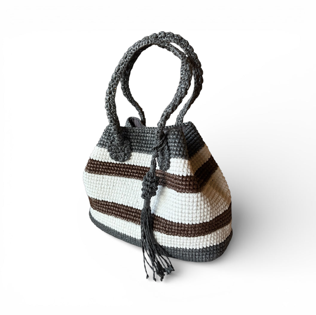 IVANNA Midi Tote | Premium Straw Bag