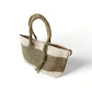 IVANNA Two-Toned Versatile Tote | Premium Straw Bag