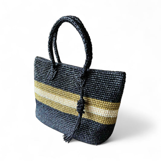 Ivanna, Zip Tote | Premium Straw Bag