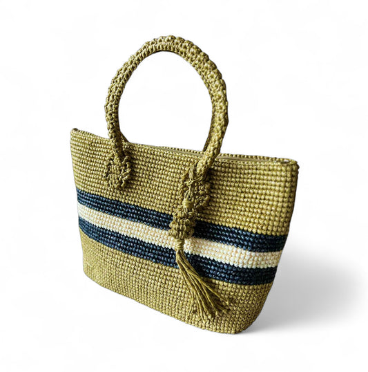 Ivanna, Zip Tote | Premium Straw Bag