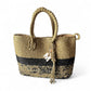 IVANNA Speckled Tote | Premium Straw Bag