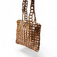 LUCIA Beaded Bohemian Tote Bag | Wooden Beads Collection