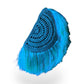 LUNA Handmade Half-Moon Clutch/Sling with Fringes | Premium Straw Bag