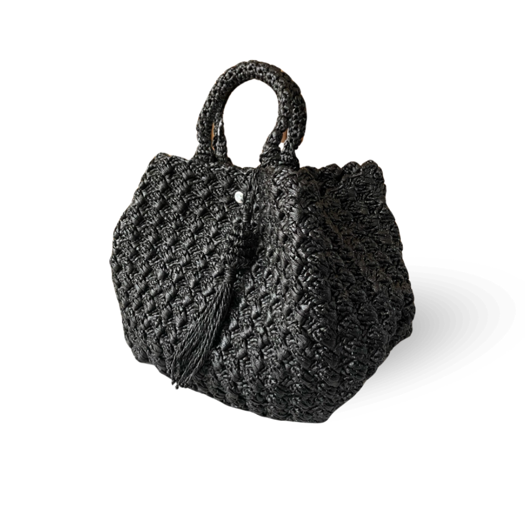 MIREIA Convertible Two-Way Handbag | Premium Straw Bag