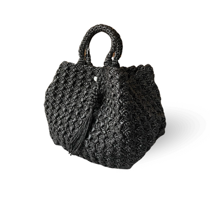 MIREIA Convertible Two-Way Handbag | Premium Straw Bag