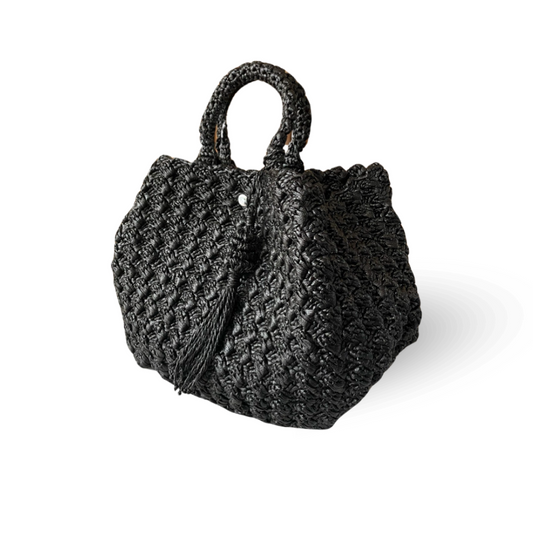 MIREIA Convertible Two-Way Handbag | Premium Straw Bag