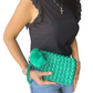 MONEDA Handmade Pouch with Wristlet | Premium Straw Bag