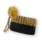 MONEDA Handmade Pouch with Wristlet | Premium Straw Bag