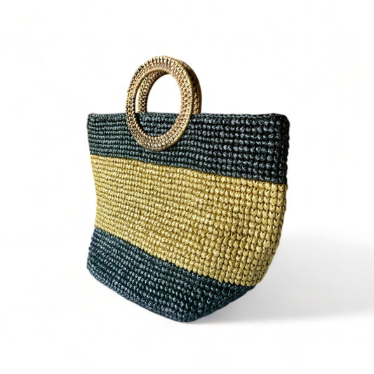 PALOMA LIMITED Nito-Vine Handles Handbag | Premium Straw Bag