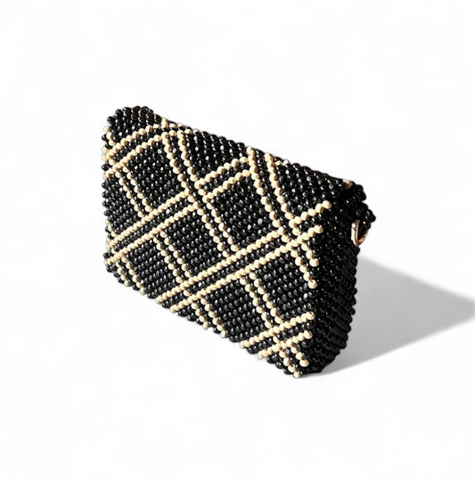 RAYA Convertible Beaded Clutch/Sling/Shoulder bag | Wooden Beads Collection