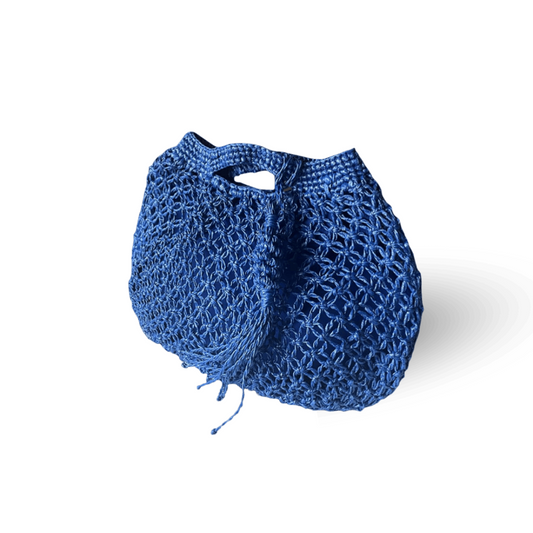 ROCIA Handwoven Macrame Sling | Premium Soft Straw Bag