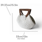 SELENA Halfmoon Nito Vine Handles Handbag | Premium Straw