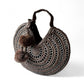 Valentia, Classic Two Toned Beach Bag | Premium Straw