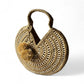 Valentia, Classic Two Toned Beach Bag | Premium Straw