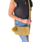 VEYDA Crocheted Clutch/Wristlet/Sling | Premium Straw Bag