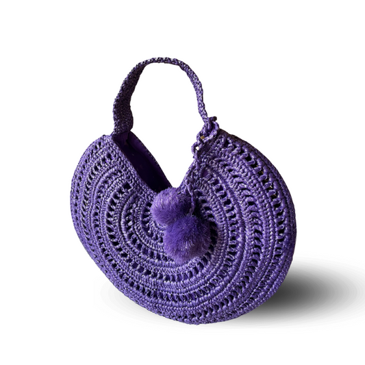 VALENTIA, MINI Water-repellent Beach Bag | Premium Straw Bag