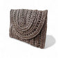 VICTORIA Envelope Clutch | Premium Straw