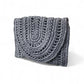 VICTORIA Envelope Clutch | Premium Straw
