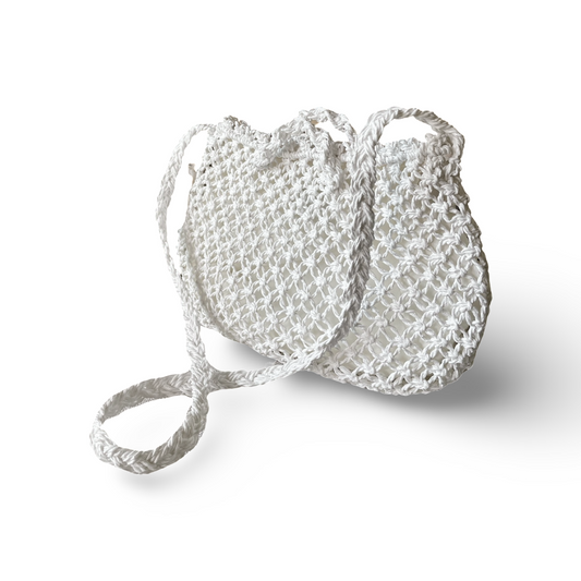 YARA Macrame Travel Sling Bag | Premium Soft Straw Rope Bag